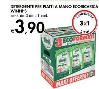 Bennet Winni's Detergente Per Piatti A Mano Ecoricarica offerta