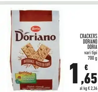 Conad Doria Doria - Doriano Cracker Salati 700 G(ml) offerta