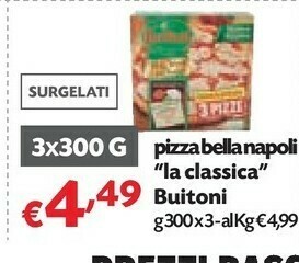 Pam Buitoni Pizza Bella Napoli La Classica offerta