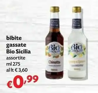 Pam Bio Sicilia Bibite Gassate offerta
