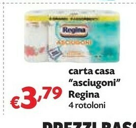 Pam Regina Carta Casa Asciugoni offerta
