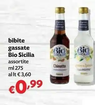 Pam Sicilia Bibite Gassate Bio offerta