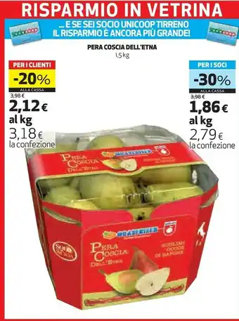 Coop Dolceria dell'etna Pera Coscia offerta