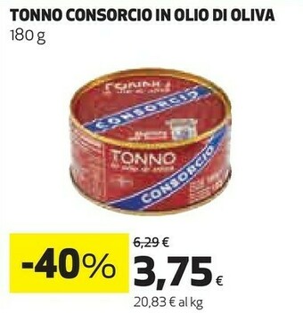 Coop Consorcio Tonno In Olio Di Oliva offerta