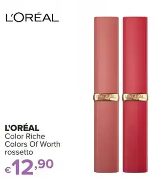 Iperal L'ORÉAL Color Riche Colors Of Worth rossetto offerta