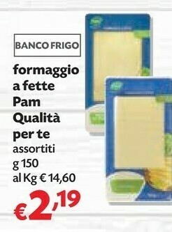 Pam Formaggio A Fette offerta