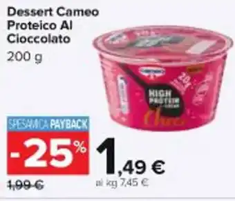 Dessert Cameo Proteico Al Cioccolato 200 g