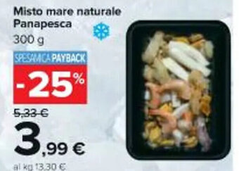 Carrefour Iper Misto mare naturale Panapesca 300 g offerta