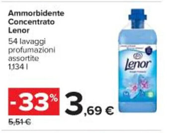 Carrefour Iper Ammorbidente Concentrato Lenor 1,134 l offerta