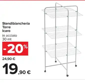 Carrefour Iper Stendibiancheria Torre Icaro 30 mt offerta
