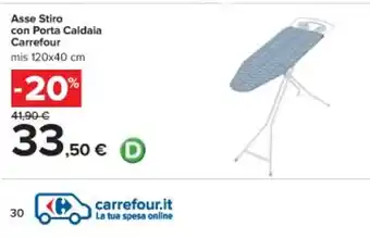 Carrefour Iper Asse Stiro con Porta Caldaia Carrefour mis 120x40 cm offerta