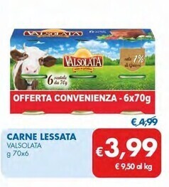 MD Discount Valsolata carne lessata offerta