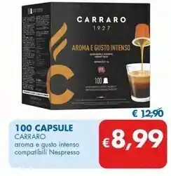 MD Discount Carraro 100 capsule offerta