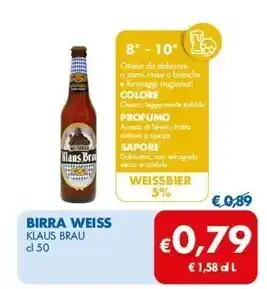 MD Discount Klaus brau - birra weiss offerta
