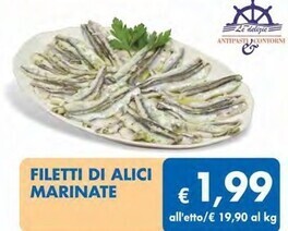 MD Discount Filetti di alici marinate offerta