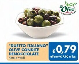 MD Discount Le olive miccio - duetto italiano olive condite denocciolate offerta