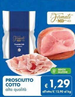 MD Discount Prosciutto cotto offerta