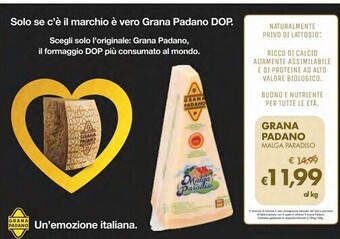 MD Discount Malga paradiso grana padano offerta
