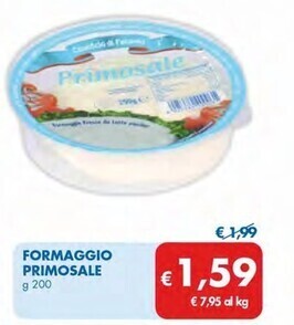 MD Discount Formaggio primosale offerta