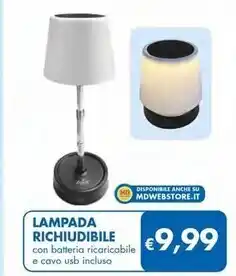 MD Discount Lampada richiudibile offerta