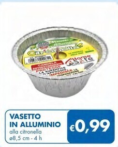 MD Discount Vasetto in alluminio offerta