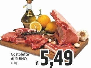 Paghi Poco Costolette di suino offerta