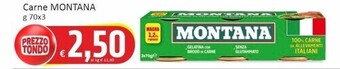 Paghi Poco Montana carne offerta