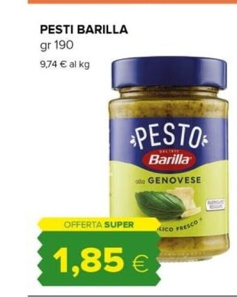 Tigre Barilla pesti offerta