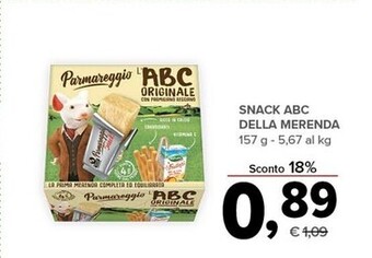 Todis Parmareggio snack abc della merenda offerta
