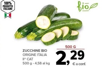 Todis Zucchine bio offerta