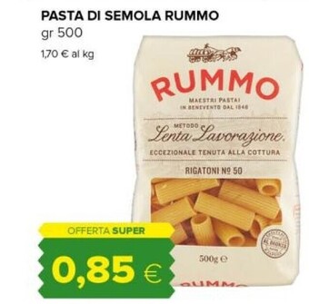 Tigre Rummo pasta di semola offerta
