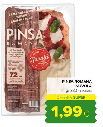 Tigre Nuvola pinsa romana offerta
