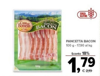 Todis Casa bonelli pancetta bacon offerta