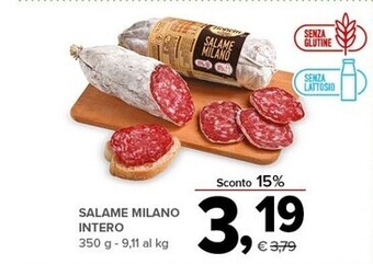 Todis Salame milano intero offerta