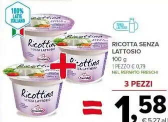 Todis Frescolat ricotta senza lattosio offerta