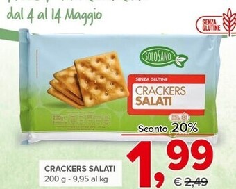 Todis Solosano crackers salati offerta