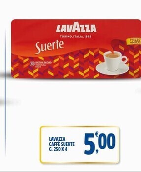 Sigma Lavazza caffe suerte offerta
