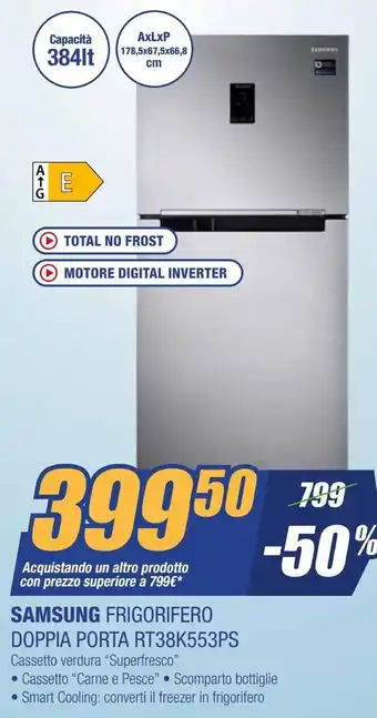 Leonardelli Samsung frigorifero doppia porta rt38k553ps offerta