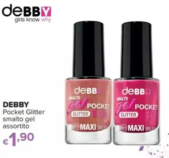 Iperal DEBBY Pocket Glitter smalto gel assortito offerta