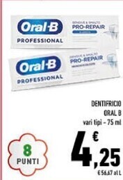 Conad Oral b dentifricio offerta