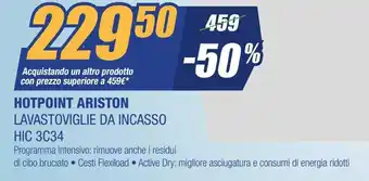 Leonardelli Hotpoint ariston lavastoviglie da incasso hic 3c34 offerta