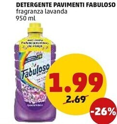 PENNY Fabuloso detergente pavimenti offerta