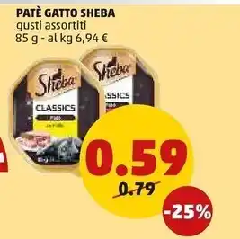 PENNY Sheba pate gatto offerta