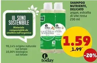PENNY Today shampoo nutriente offerta