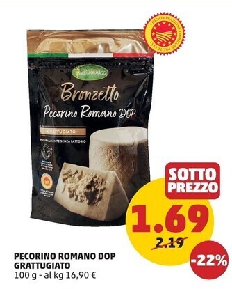 Pecorino romano dop grattugiato