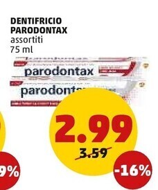 PENNY Parodontax dentifricio offerta