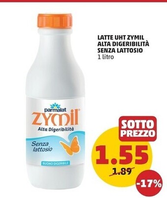 PENNY Parmalat latte uht zymil alta digeribilità senza lattosio offerta