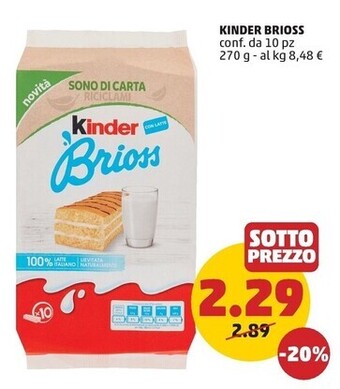 PENNY Kinder brioss offerta