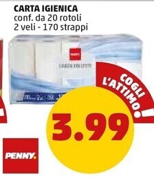 PENNY Penny carta igienica offerta