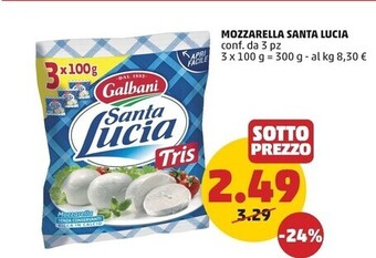 PENNY Galbani mozzarella santa lucia offerta